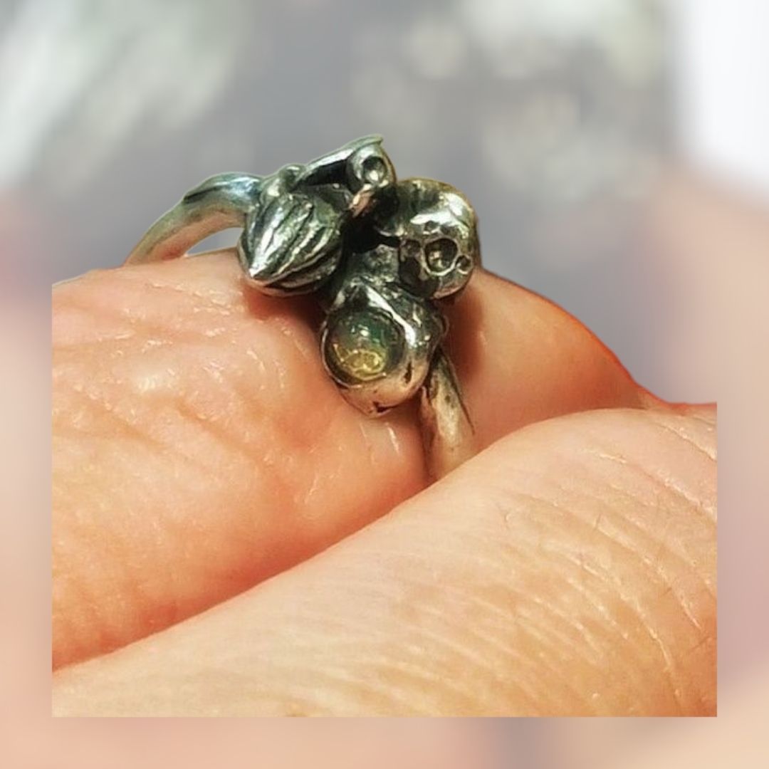 Bagues: Märchenhafter gestalteter Silberring mit Opal, Grösse 49 – Neuf avec emballage d'origine à Aarau par Schmuckhoehle_MD 4