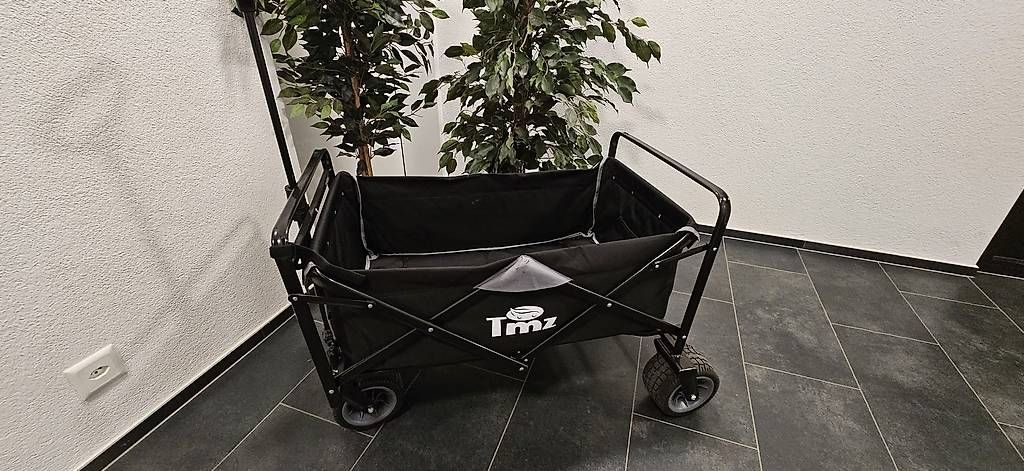 Transportwagen: Bollerwagen, Campingwagen schwarz – Gebraucht aus Arbon von my_shopping
