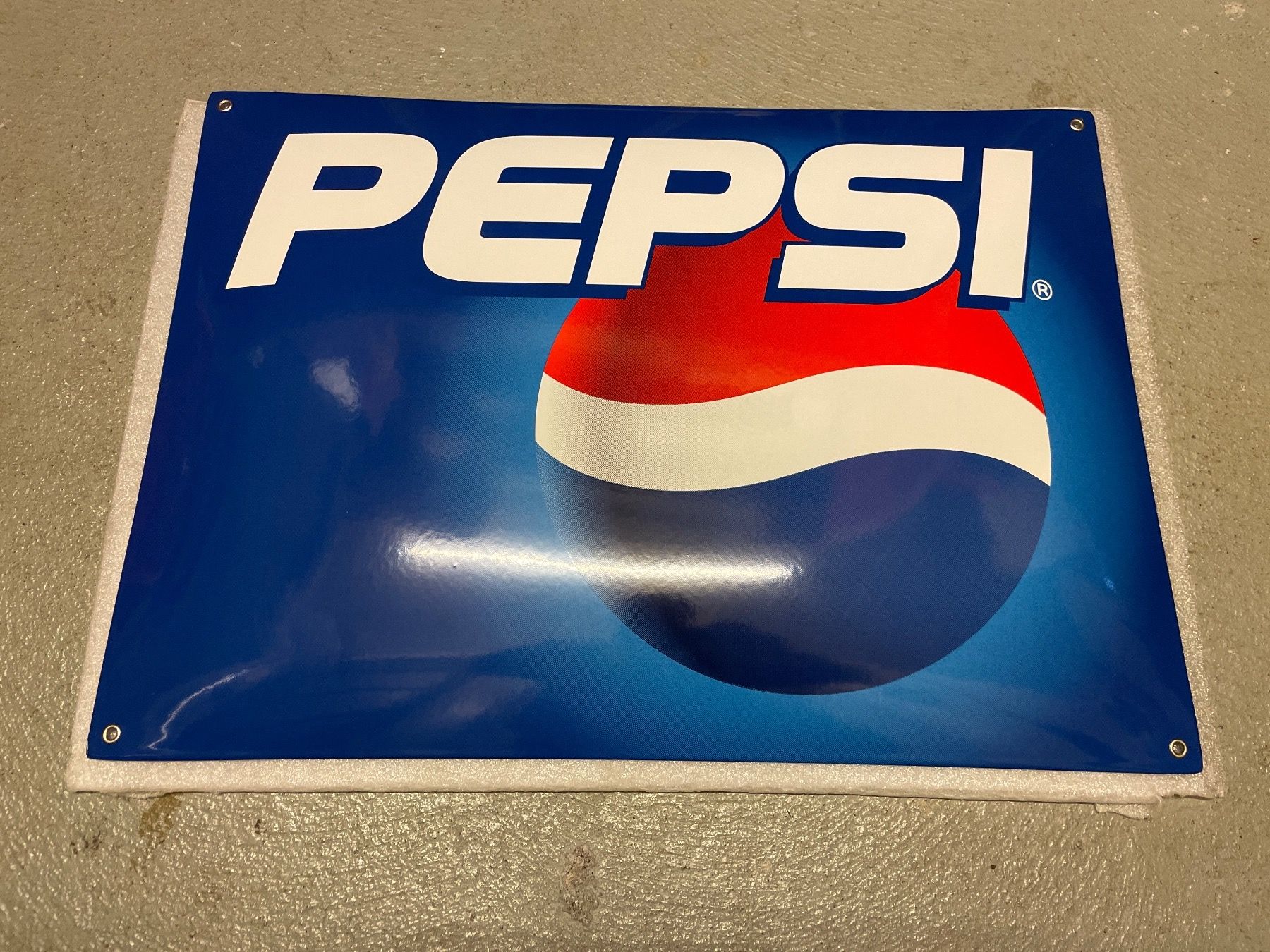 Pepsi Insegne: Vintage Pepsi Emailschild ca. 1980 – Usato da Winterthur venduto da cheerio97