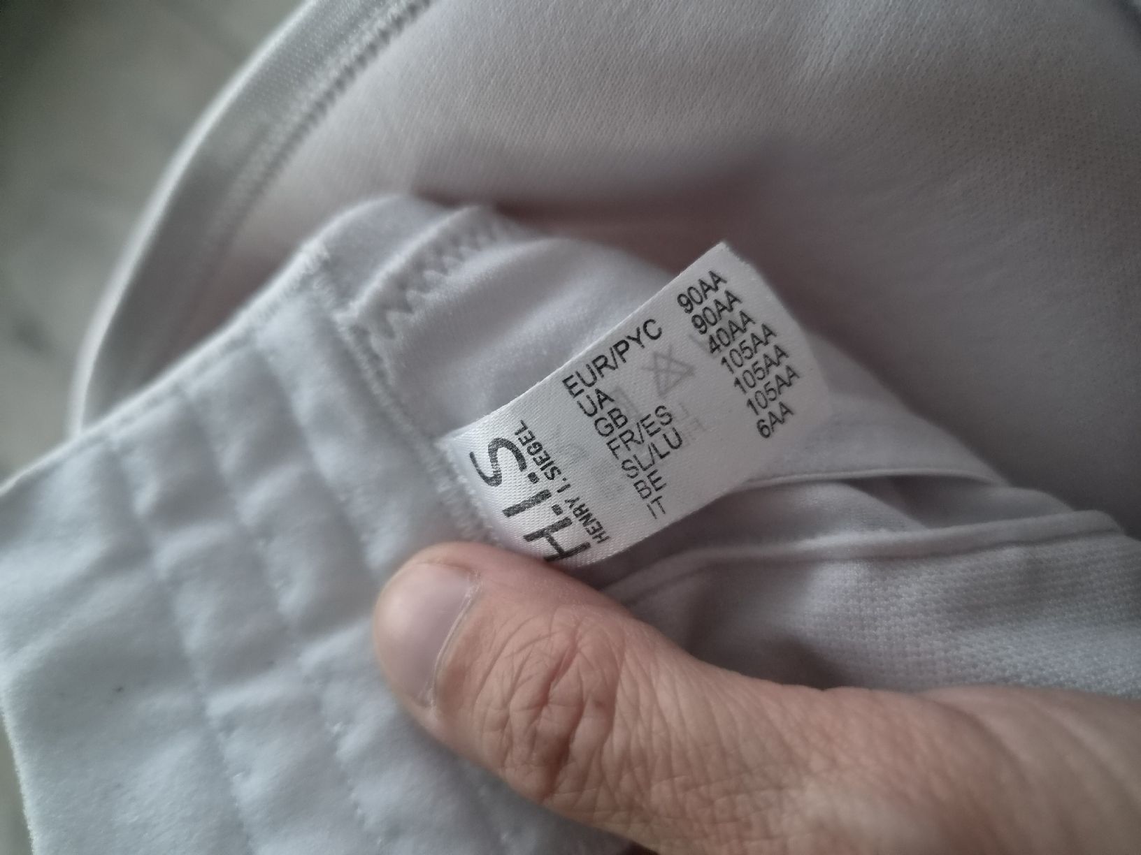 Altra biancheria intima: Damen BH weiss Grösse 90AA von H.I.S – Usato da Niederrohrdorf venduto da Miripfiri 6