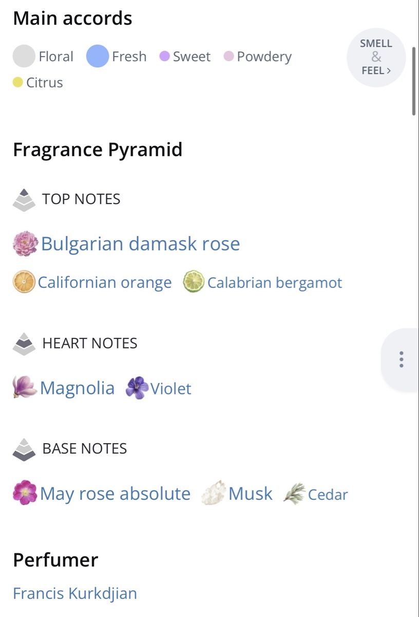 Kurkdjian Profumi & Eau de Toilette: À la Rose von MFK 2ml Duftprobe  – Nuovo (secondo la descrizione) da Meierskappel venduto da Philium 2