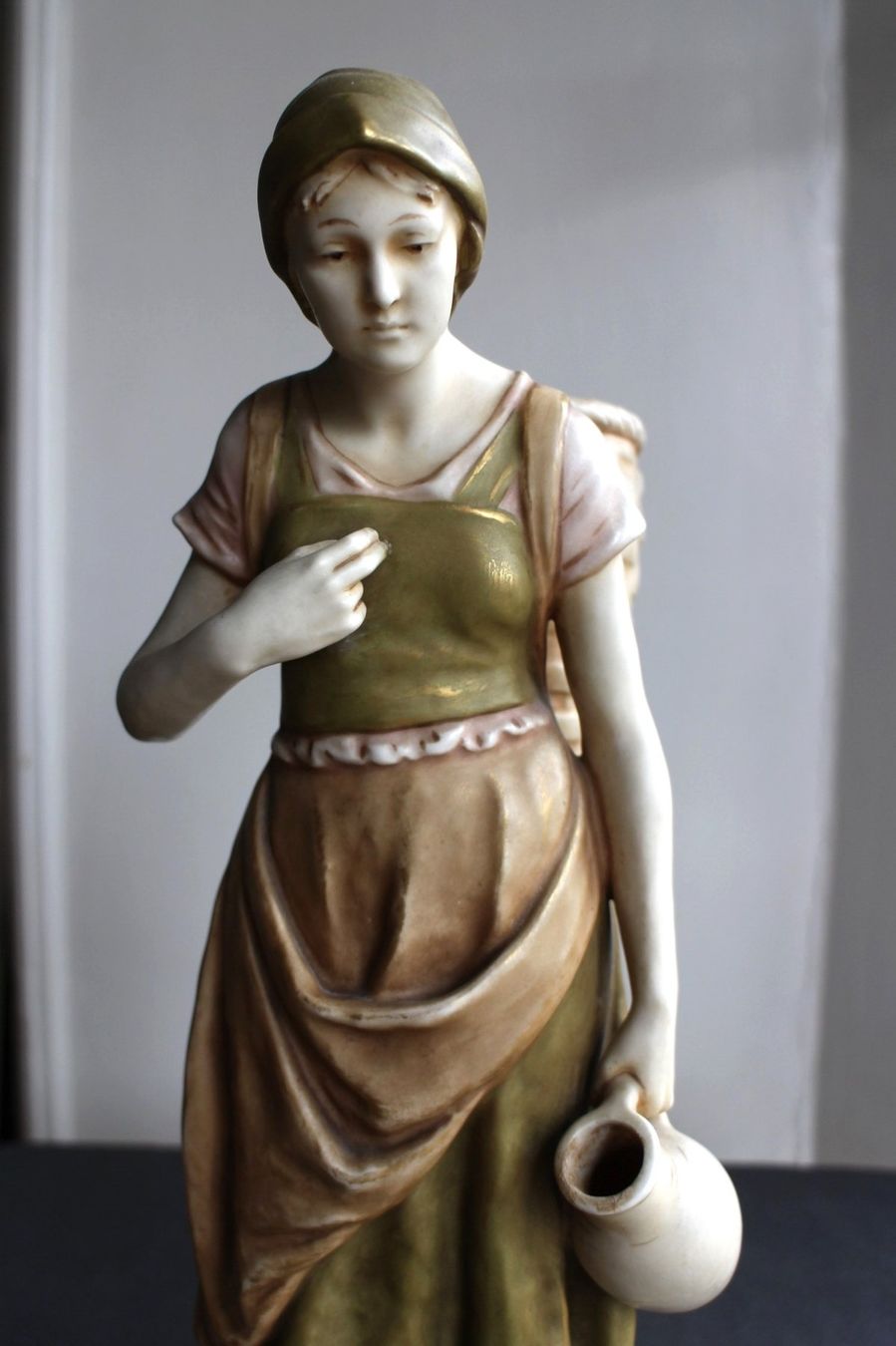 Skulpturen & Statuen: GROSSE ROYAL DUX JUGENDSTIL Statue um 1900 – Gebraucht aus Luzern von Immergern 2