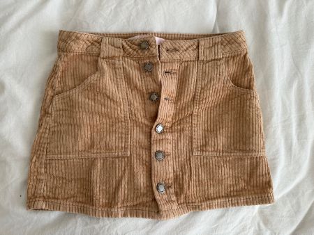 Miss Selfridge Minirock Cord beige, Grösse 36, Top!