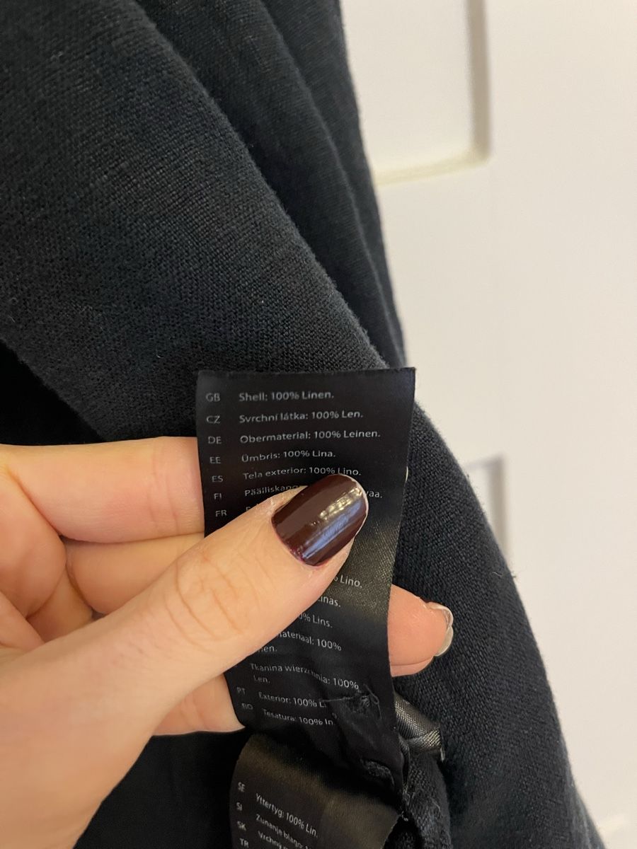 Cos Camicette: COS 100% Leinen Hemd schwarz EU36 – Nuovo (secondo la descrizione) da Zürich venduto da flo_8x2x 4