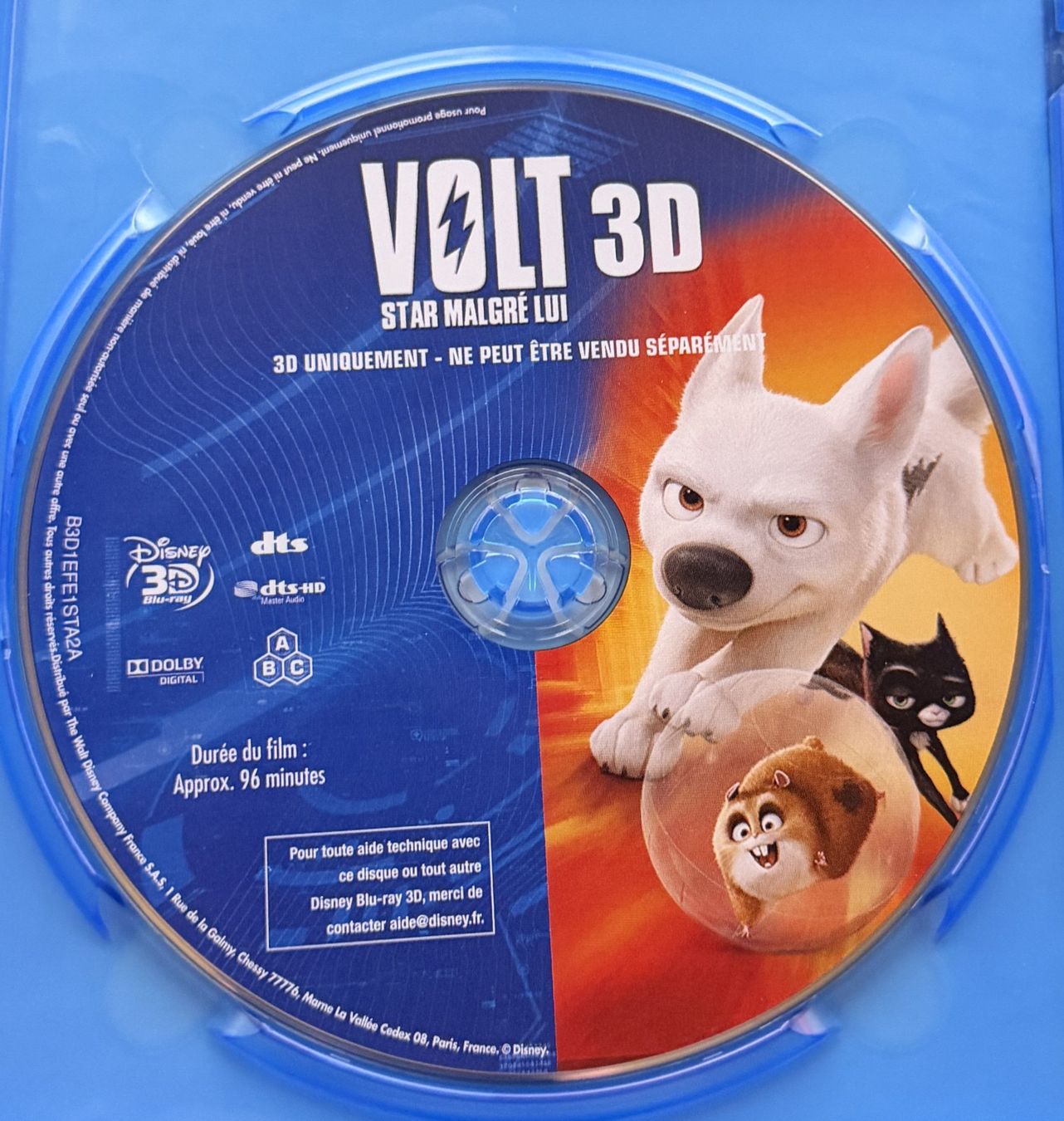 Tutti i DVDs: Volt, star malgré lui (2008) - Blu-ray 3D – Usato da Semsales venduto da __Florian__ 3