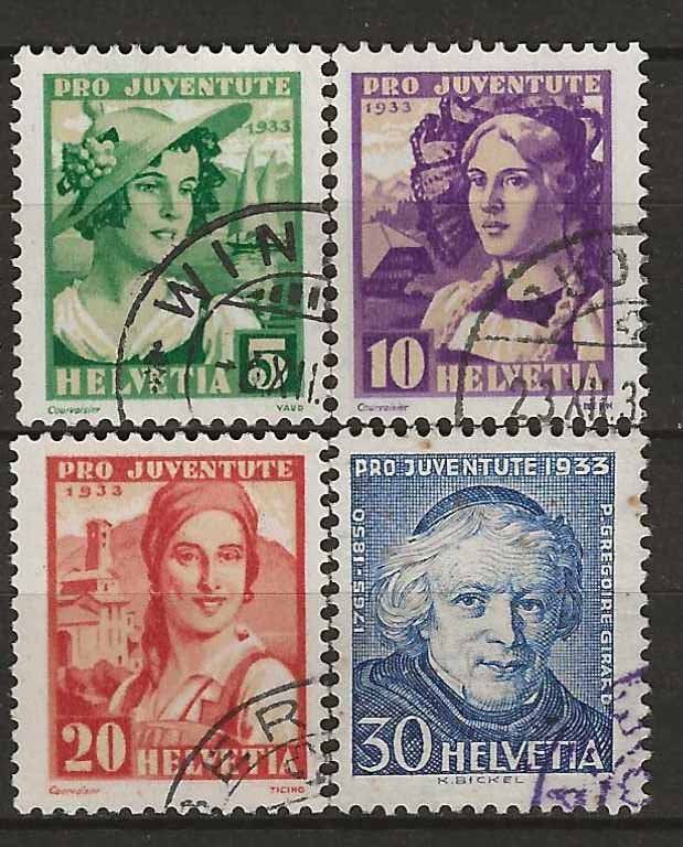 Tutti i francobolli: PJ033 - Pro Juventute 1933 obl. – Usato da Trélex venduto da Phil_Albert
