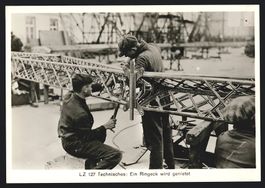 Fotografie LZ 127 Graf Zeppelin ein Ring