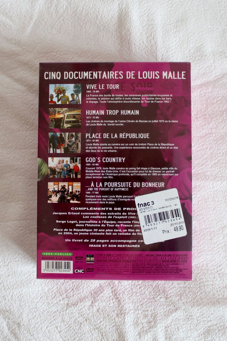 Tutti i DVDs: Coffret Louis Malle Documentariste – Nuovo e nell'imballaggio originale da Lausanne venduto da KilgoreTrout 1
