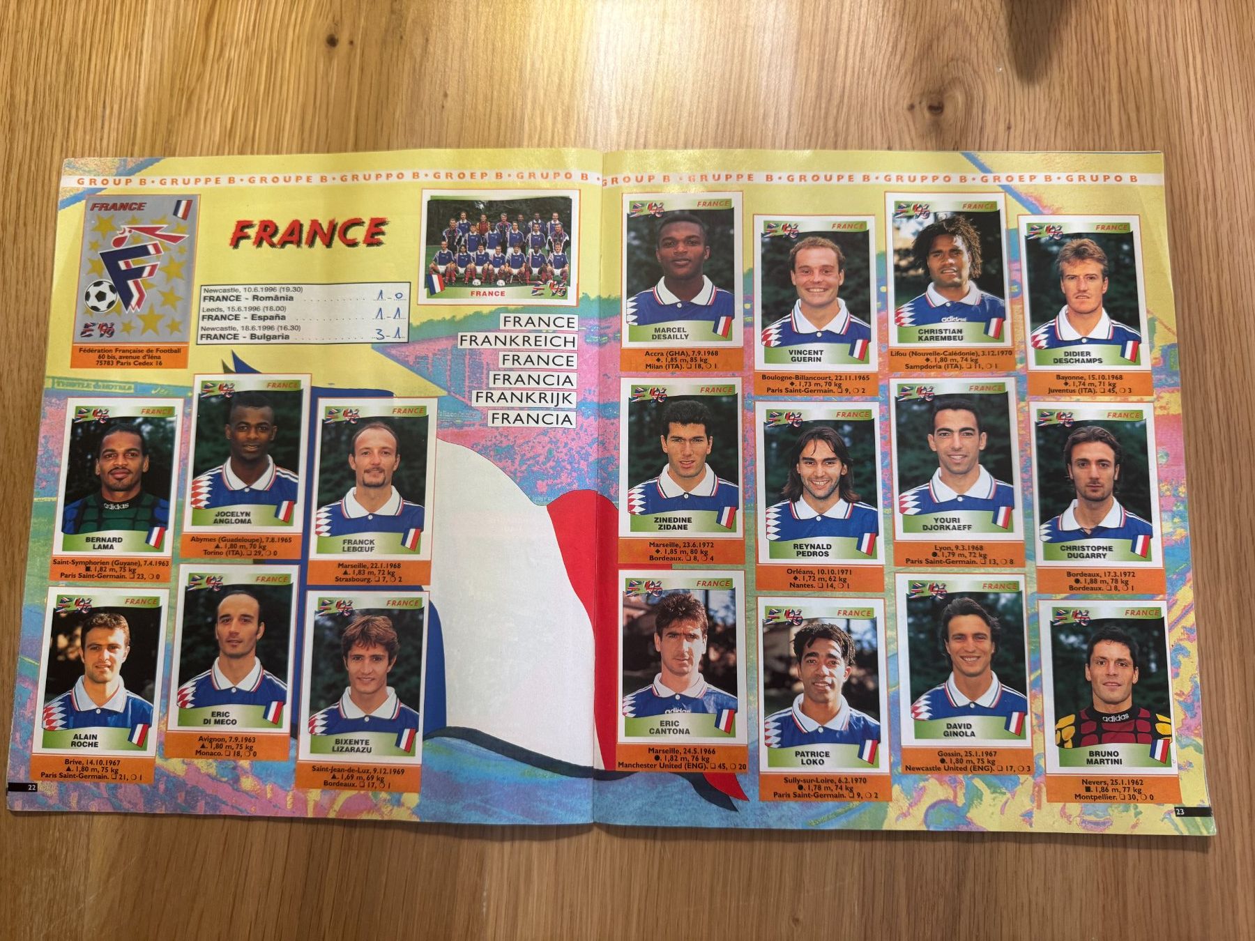 Panini Album: Album Panini Euro 96 – Usato da Bussigny venduto da Maxence10 4