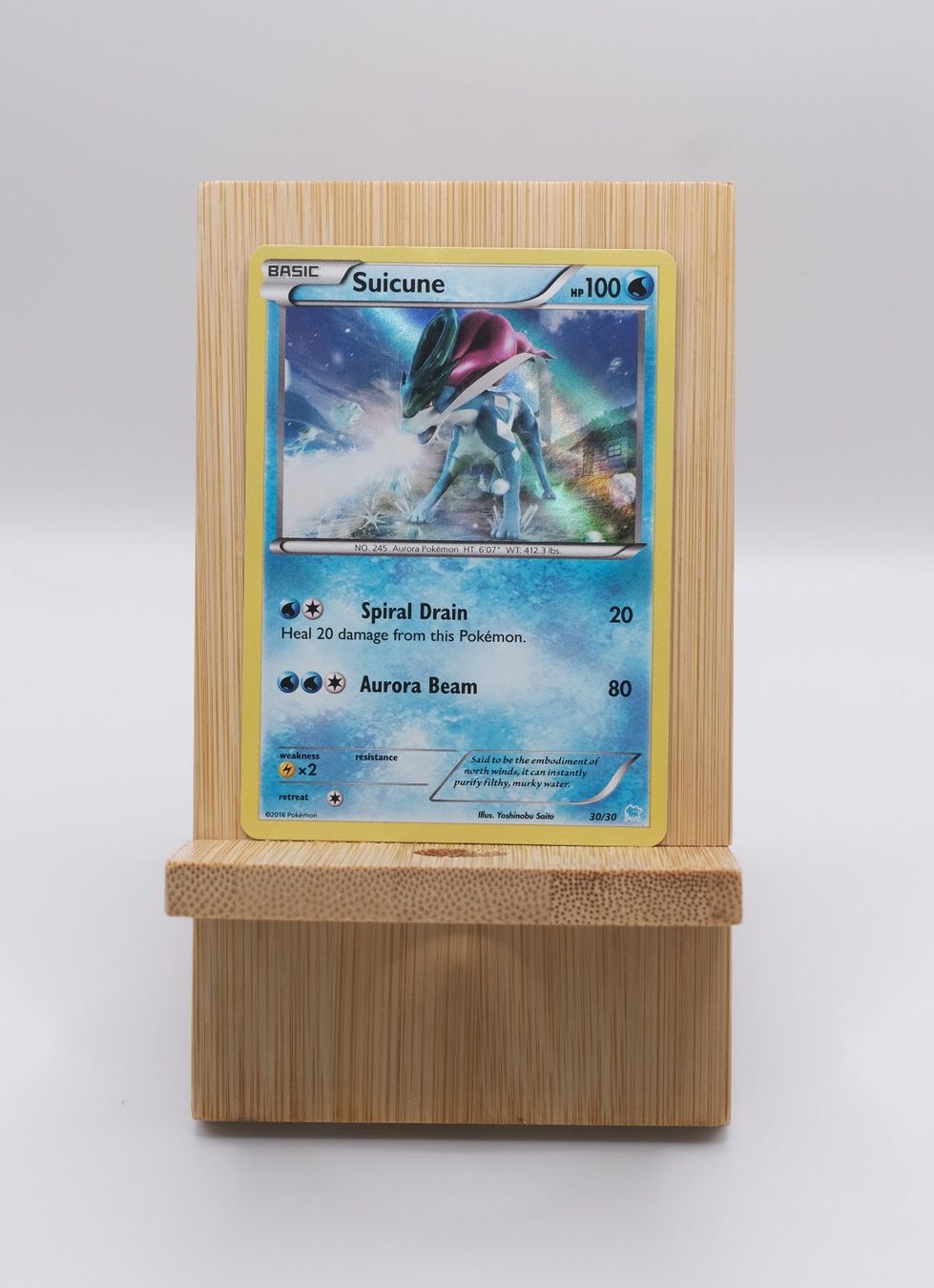 Pokémon Carte collezionabili: Suicune - 30/30 (Holo) – Usato da Bremgarten AG venduto da DCA90