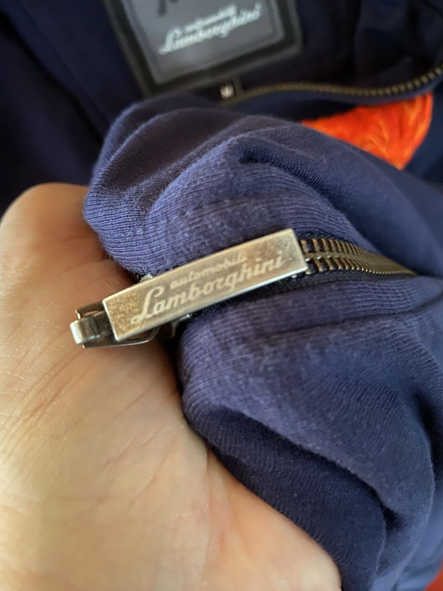 Lamborghini Giacche: Veste zippée Lamborghini bleu marine taille M – Usato da Geneve venduto da Monthoux13 4