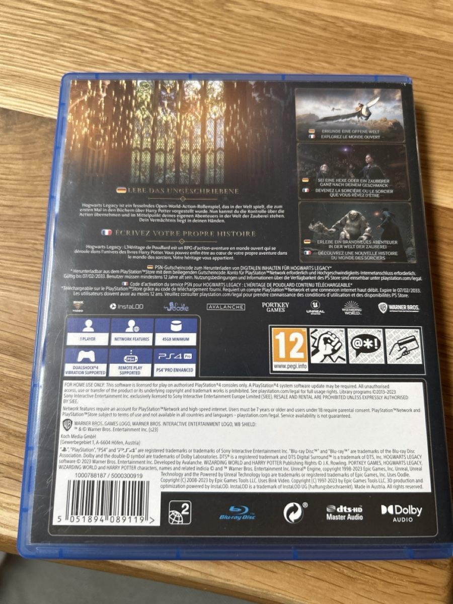Jeux: Hogwarts Legacy PS4 Spiel  – D'occasion à Thayngen par M4attz 1