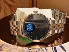 Withings Scanwatch Light mit Stahlarmband