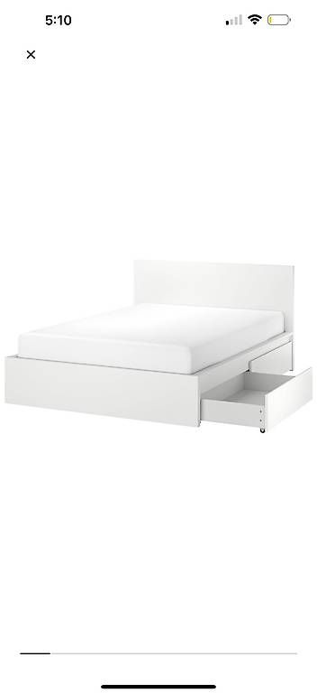 Ikea Letti: Ikea Malm Bett mit Matratze – Usato da Walchwil venduto da ang_f8qg