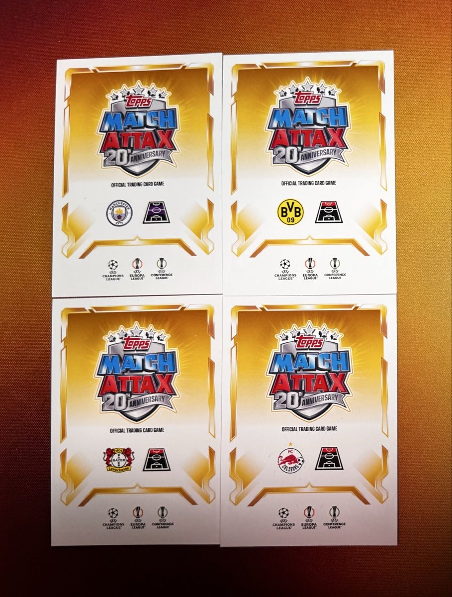 Topps Carte collezionabili: Topps Match Attax 20th Anniversary / 4x Base Blue Parallel – Nuovo (secondo la descrizione) da Berneck venduto da GL-Tradingcards 1