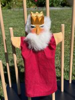NEU Handpuppe König von Lotte Sivers