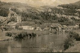 St. Ursanne   JU   -   Vue générale   (Jura bernois)