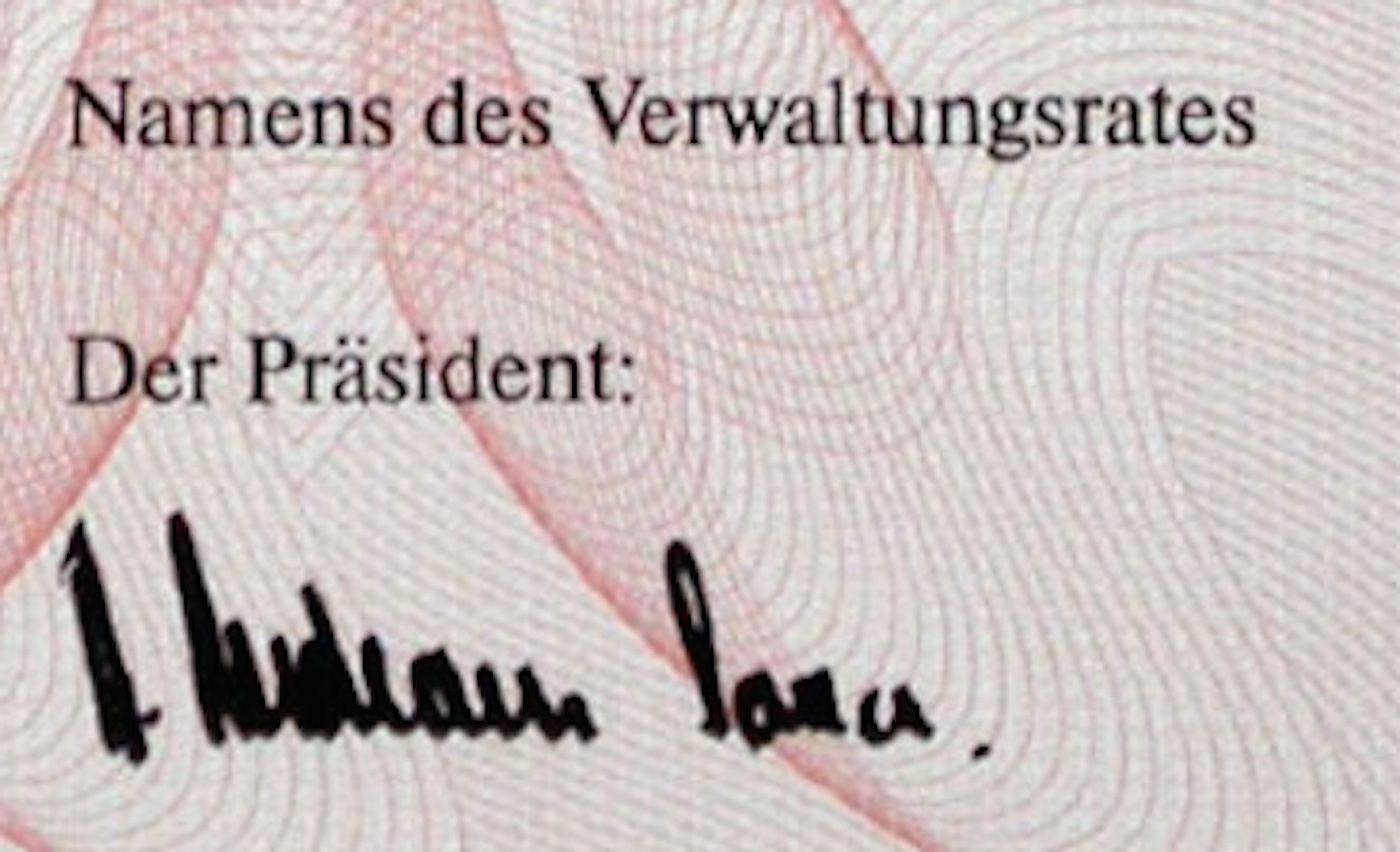 Documenti: MSF Finanz AG, Basel - 1985 – Usato da Solothurn venduto da Sgasche 1