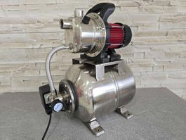 1200W Hauswasserwerk Pumpe 3800 L/H Gartenpumpe mit Mangel