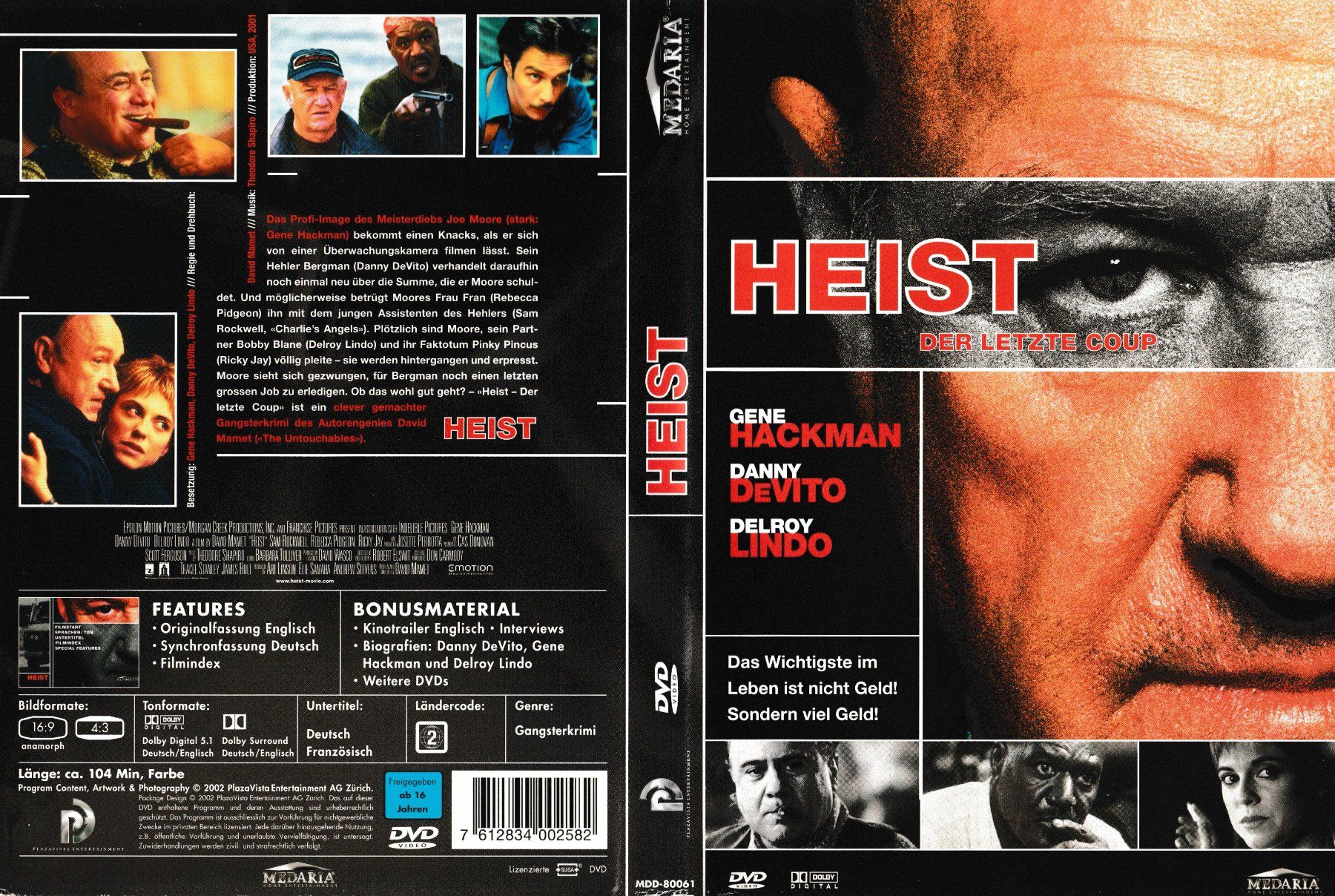Tutti i DVDs: DVD - Heist – Der letzte Coup – Usato da Langnau am Albis venduto da MediaRescuerKeLoX