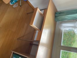 2 Schreibtische Holzoptik mit Schubladen