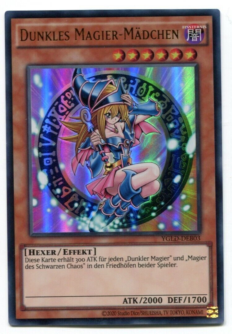 Yugioh Carte collezionabili: Dunkles Magier Mädchen Ultra-Rare Mint – Nuovo (secondo la descrizione) da Boswil venduto da ShoppingCenterCity