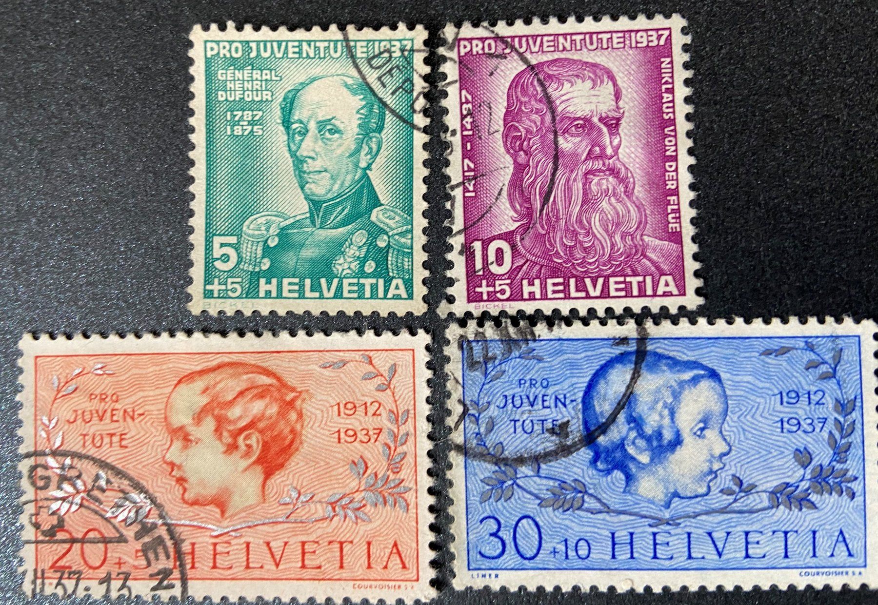 Tutti i francobolli: Lot  Pro Juventute Sätze 1932 - 1941 – Usato da Böckten venduto da Hansi36 5