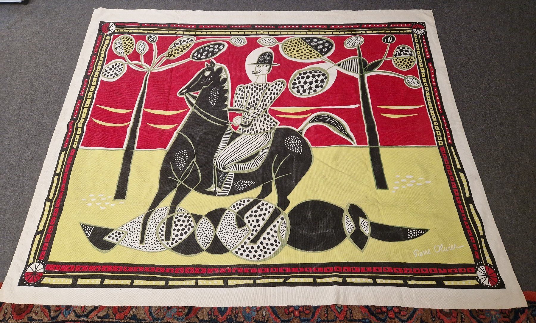 Tapis: Teppich Bild Pierre Olivier – D'occasion à Seedorf BE par Stibutz