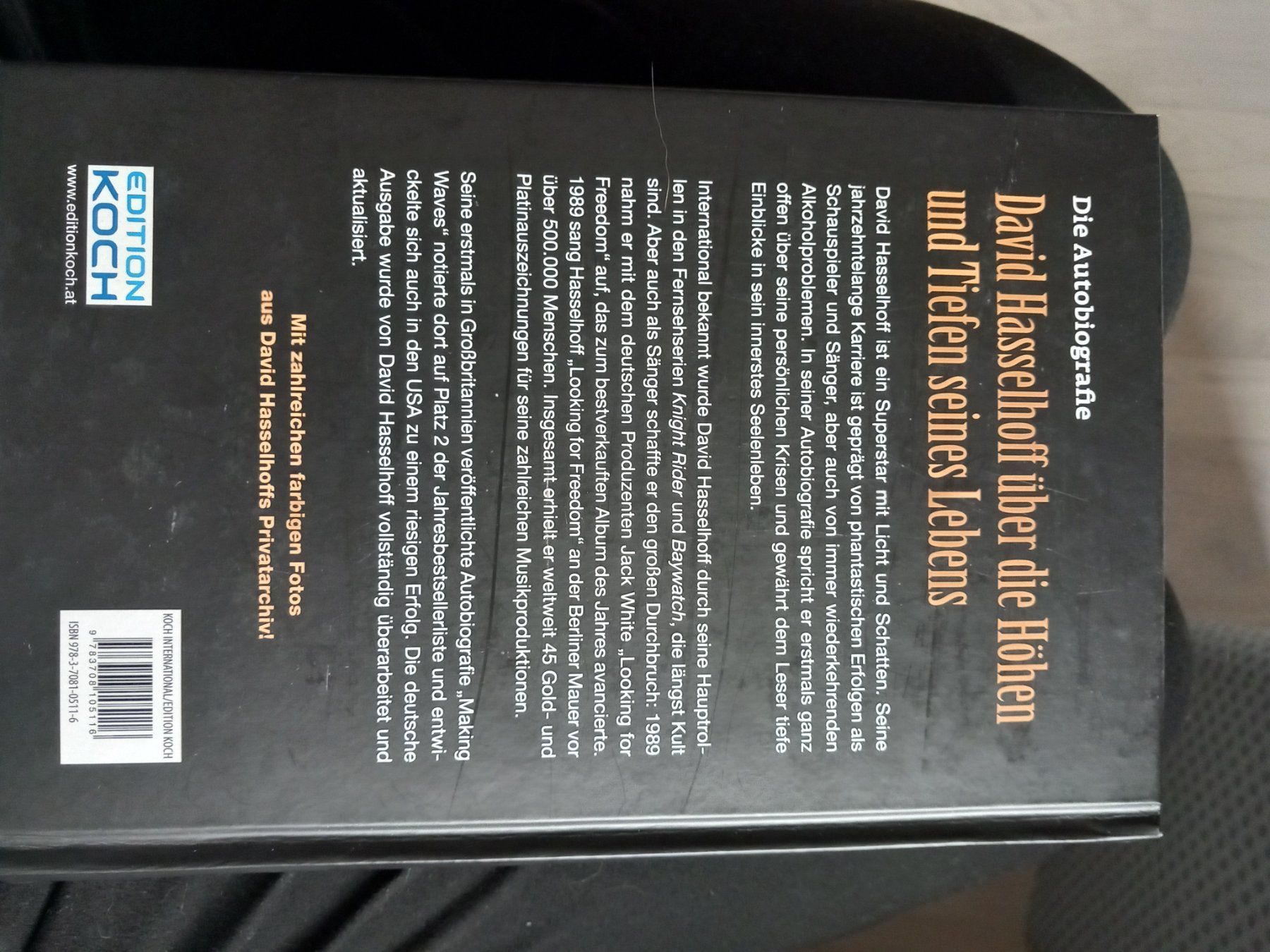 Bücher: David Hasselhoff – Gebraucht aus Steinen von rosacathry 1