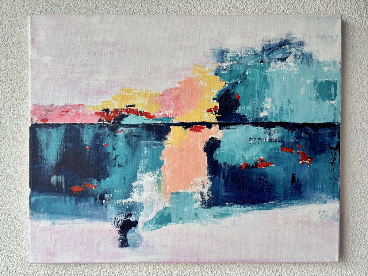 Dipinti: Originales Acrylgemälde, abstrakt – Nuovo (secondo la descrizione) da Cham venduto da Felha
