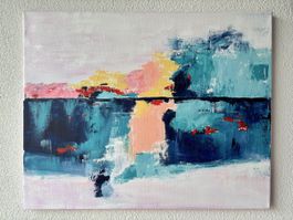 Originales Acrylgemälde, abstrakt
