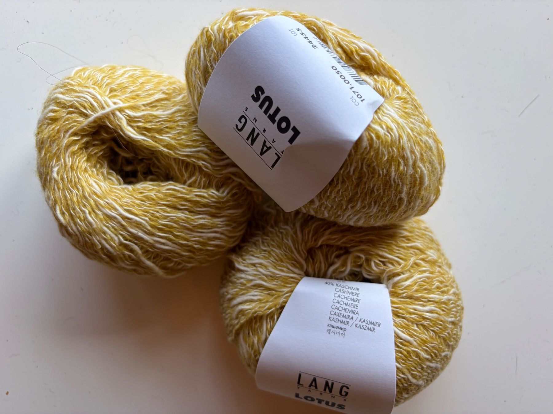 Lang Yarns Lana: 2 Knäuel Lotus Langyarns – Nuovo (secondo la descrizione) da Büsserach venduto da bor_s88m