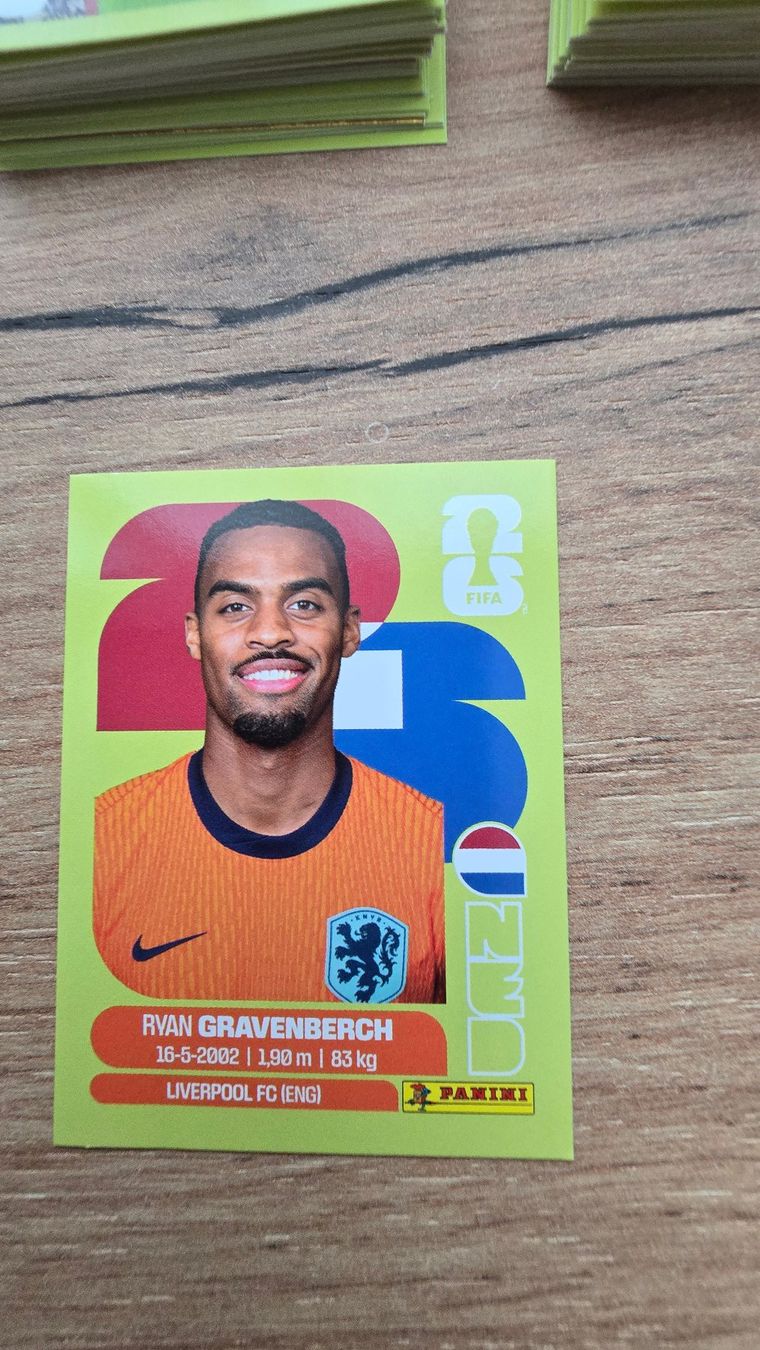 Panini Carte collezionabili: Panini WM 2026 Netherlands Ryan Gravenberch – Nuovo (secondo la descrizione) da Seewen SZ venduto da mads_around