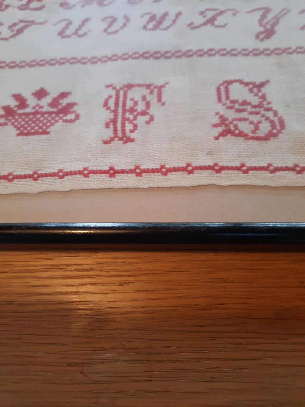 Cerchi da ricamo: ABC-Stickblätz von 1913 – Usato da Busswil BE venduto da balu37 4