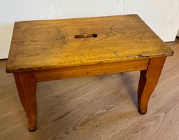 Antikes Schemeli Fussschemel Schemel Pflanzenhocker
