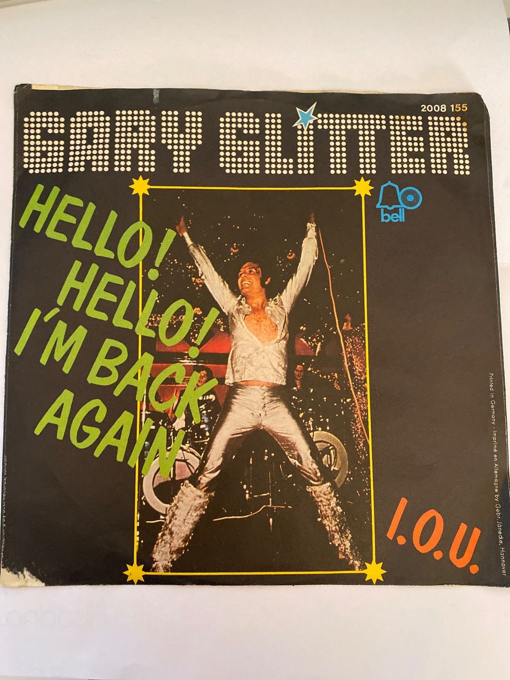 Schallplatten: GARY GLITTER - HELLO ! HELLO ! I'M BACK AGAIN - 45 TOURS – Gebraucht aus Le Brassus von cinema13 1