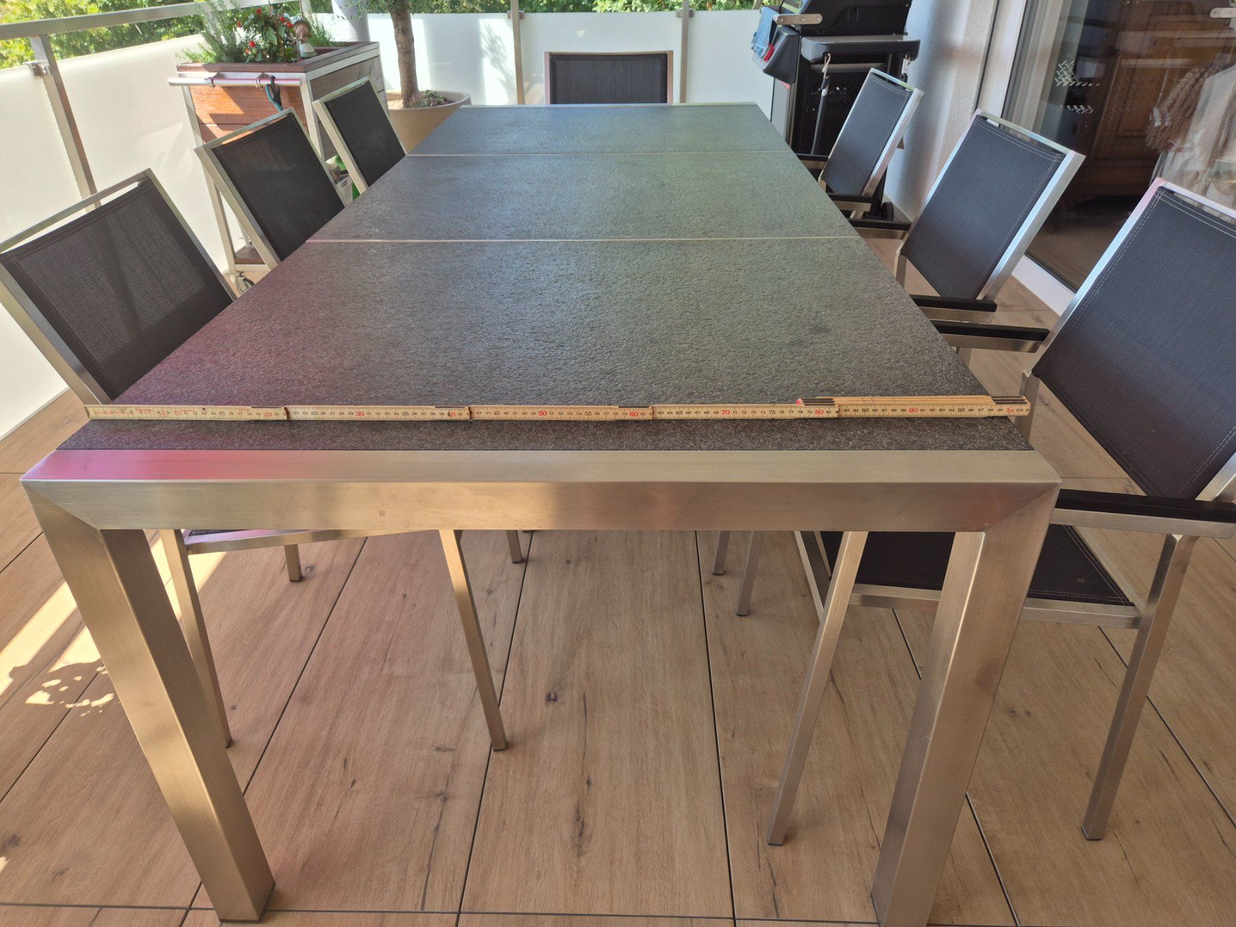 Tavoli: Edelstahl Granittisch 240cm – Usato da Lütisburg venduto da urbsus 1