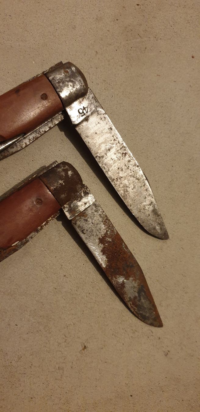 Schweizer Armee Taschenmesser: 2x Wenger & "E" 1908 mod Sackmesser – Gebraucht aus Saxonne (Ayent) von SnowRoof 2