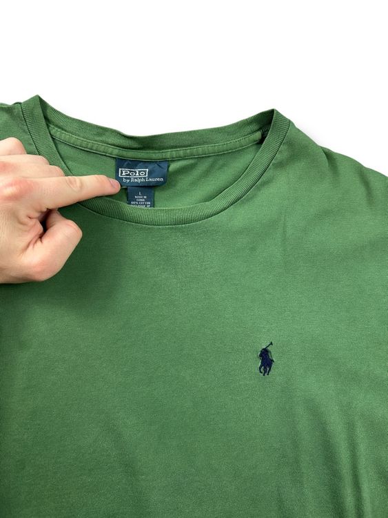 Ralph Lauren T-shirt: T-Shirt Ralph Lauren Vert - Taille L Homme – Nuovo (secondo la descrizione) da Hauterive NE venduto da Leo_o 2