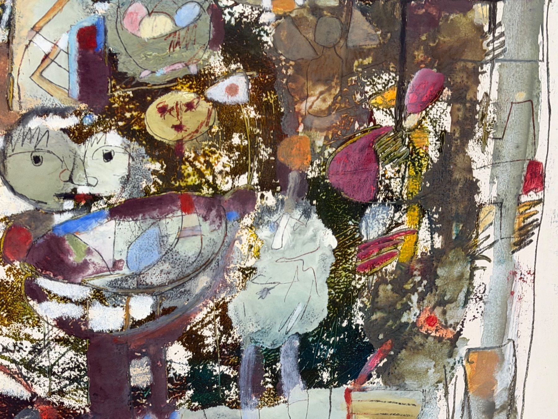 Gemälde: Paul Stauffenegger („Stauffi“, 1925–2016) Mischtechn. – Gebraucht aus Basel von PAUL_ART 3