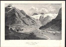 Engelberg Kloster Lithographie