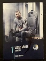 Original signierte Autogrammkarte Marius Müller FCL
