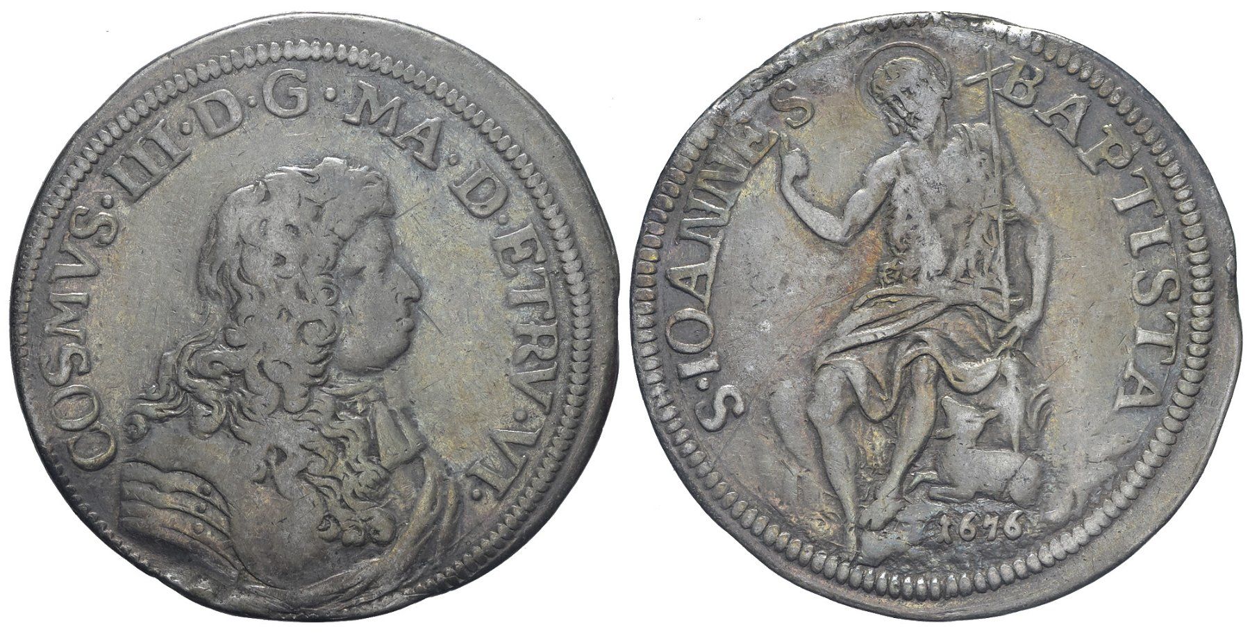 Tutti le monete: Florenz, Silber Testone 1676 – Usato da Chiasso venduto da Novamarketing