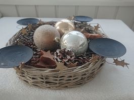 Shabby Chic Adventskranz Weihnachten