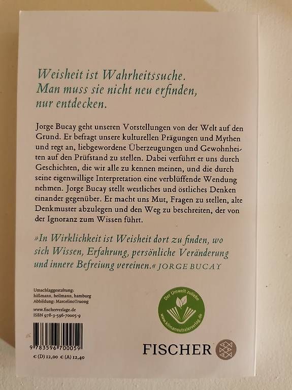 Livres: Das Buch der Weisheit - Jorge Bucay – D'occasion à bern par jeannie2006 1