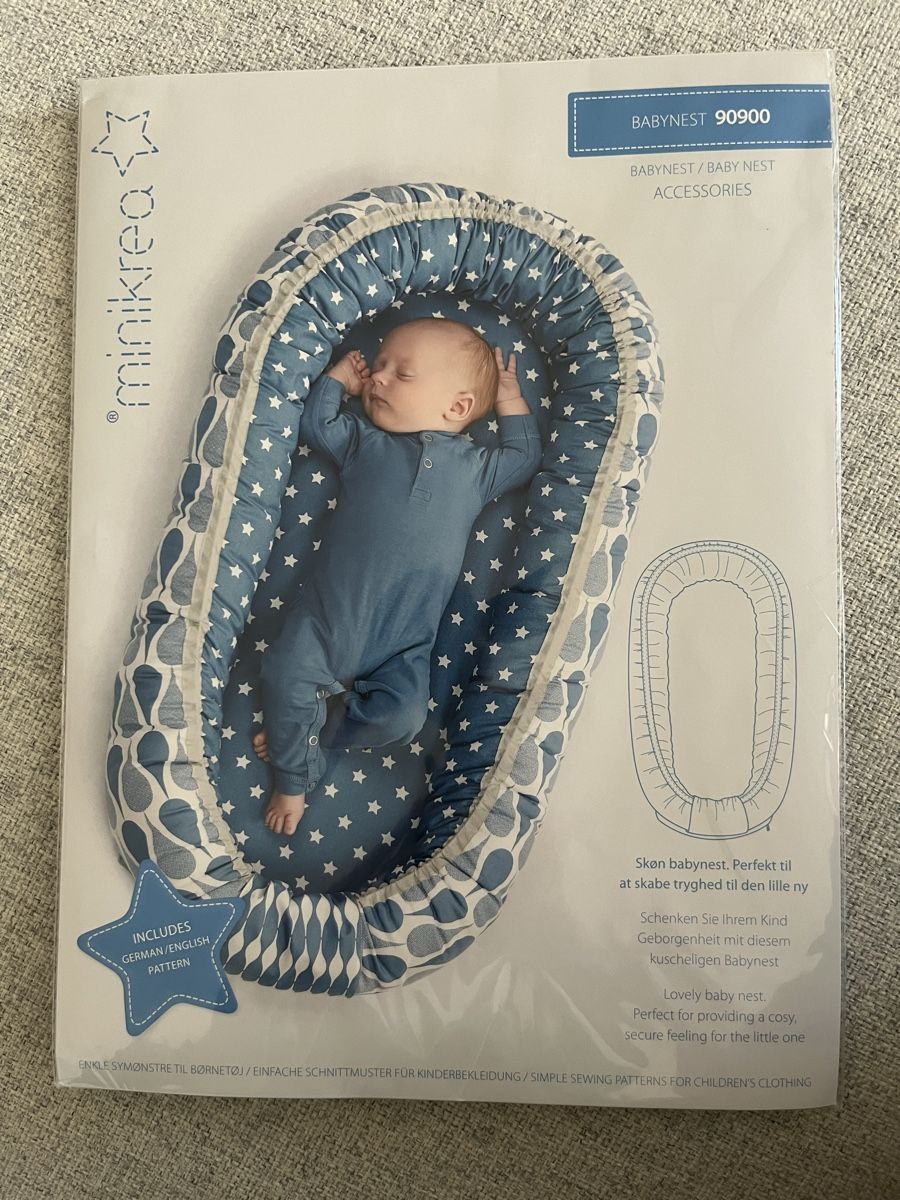 Cartamodelli: Minikrea Babynest Schnittmuster, NEU – Nuovo e nell'imballaggio originale da Frauenfeld venduto da heyLani