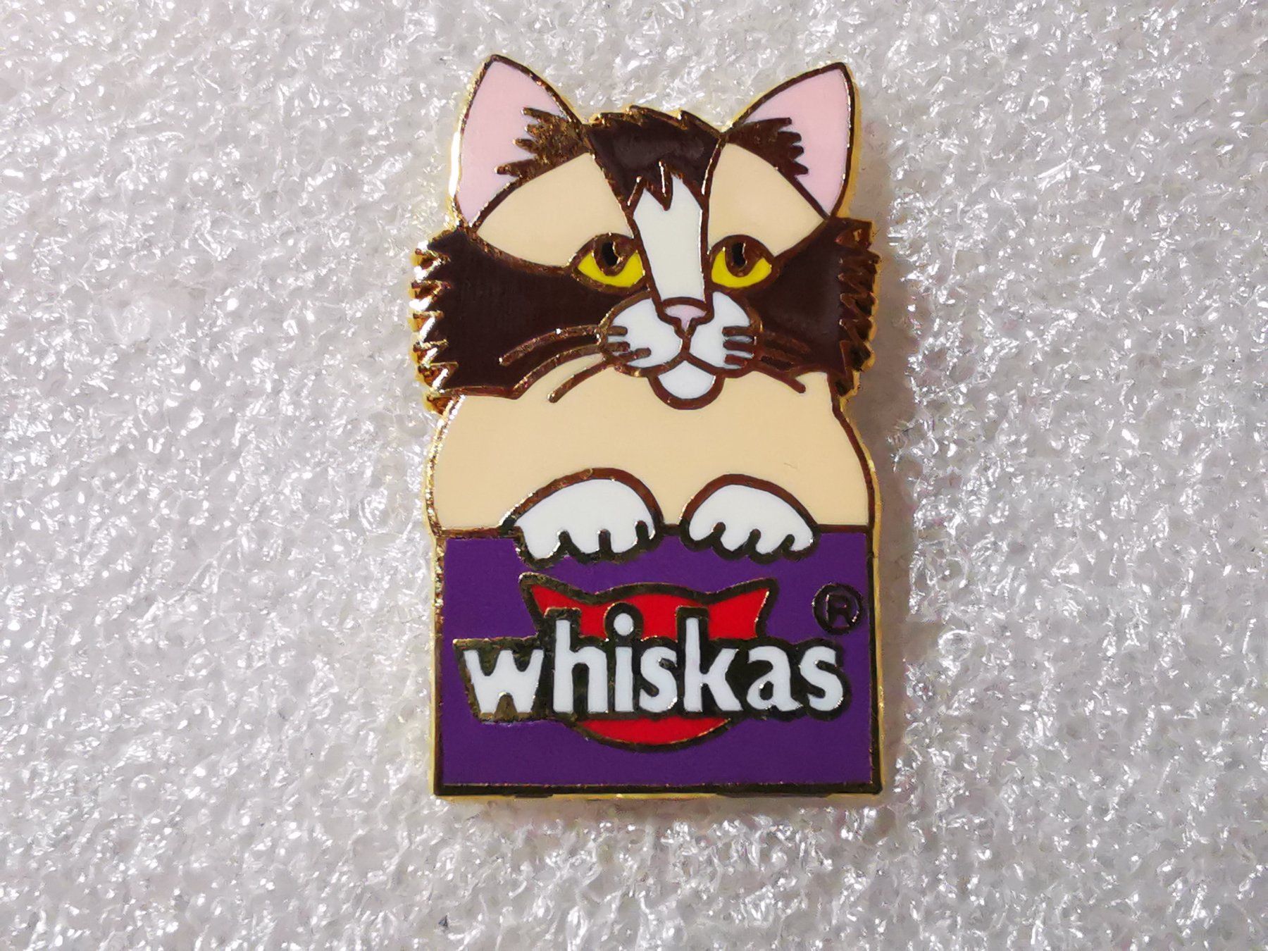 Placchette & Badge: Ansteckpin 15: Whiskas – Usato da Oppligen venduto da Pin-Fall-Shop