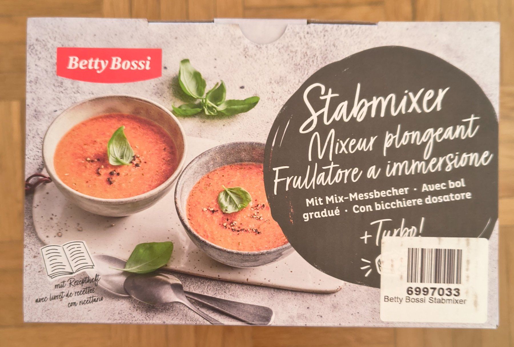 Betty Bossi Elettrodomestici da cucina: Stabmixer mit Messbecher Betty Bossie – Nuovo e nell'imballaggio originale da Zürich venduto da pos_8v8n 4