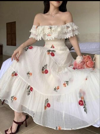 Lange Kleid NEU gr L