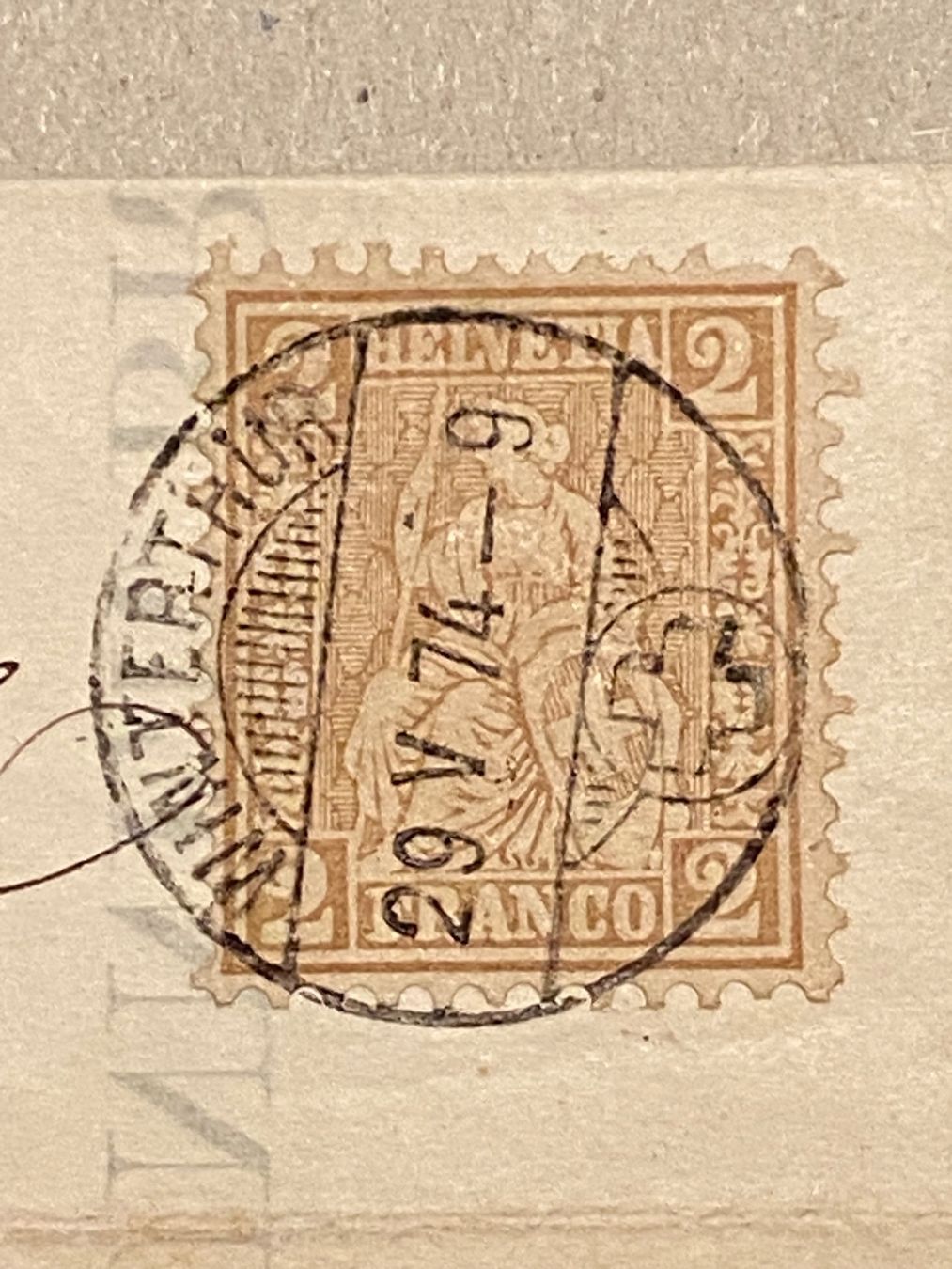 Alle Briefmarken: 37, bessere Nuance, schöne Drucksache – Gebraucht aus Aarau von hilde47 1